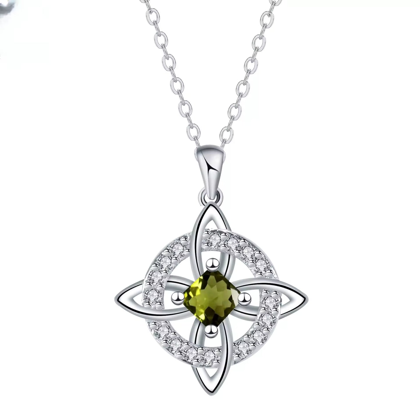 Collar Nudo de Bruja - Piedra de Nacimiento 💎
