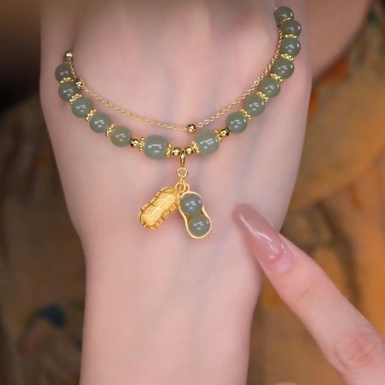 Brazalete de Jade Feng Shui + Collar de Jade✨