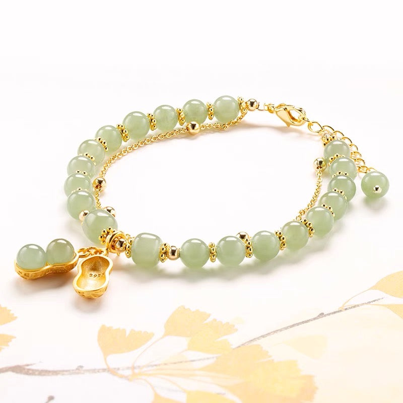 Brazalete de Jade Feng Shui + Collar de Jade✨