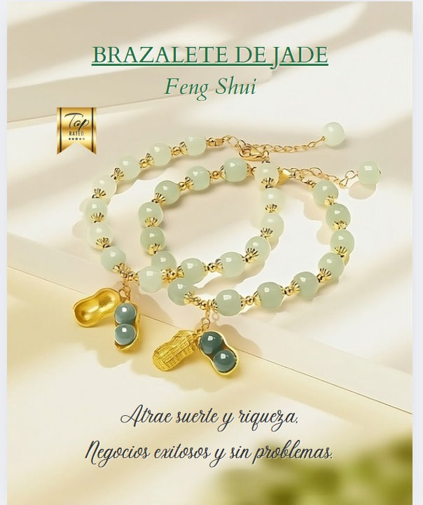 Brazalete de Jade Feng Shui - OFERTA 2X1