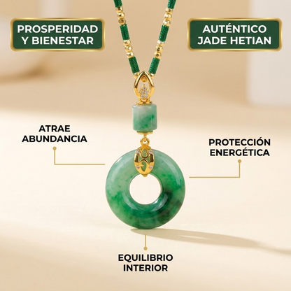 Collar de Jade Feng Shui - Piedra de la abundancia