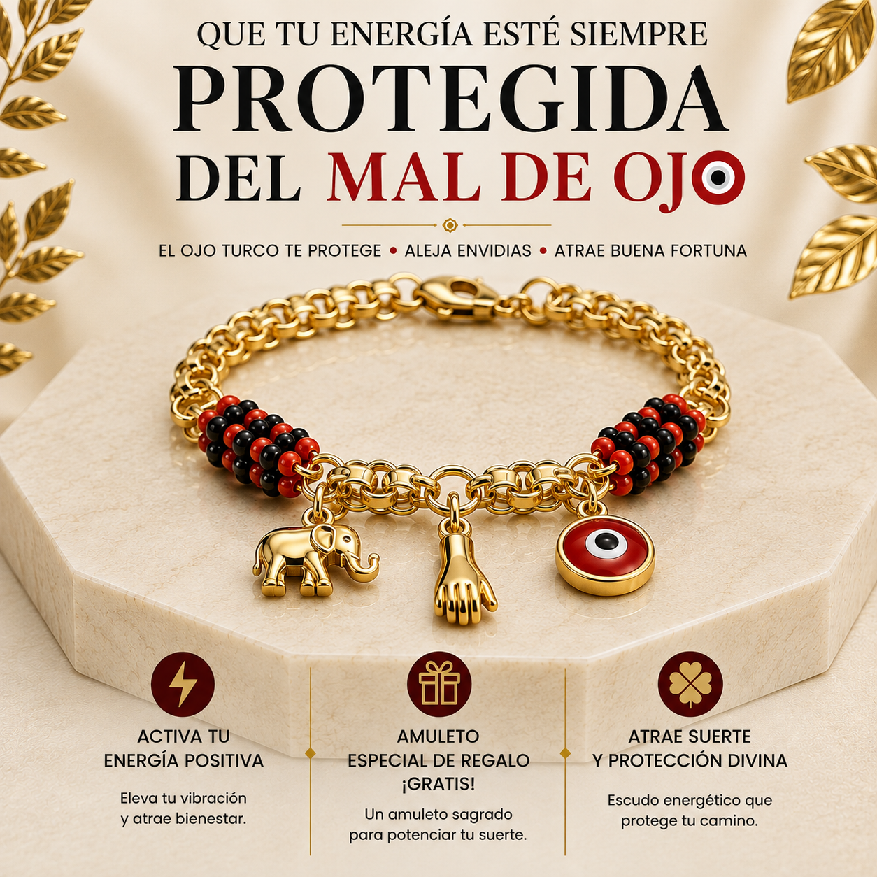 Brazalete Triple Protección 🪬