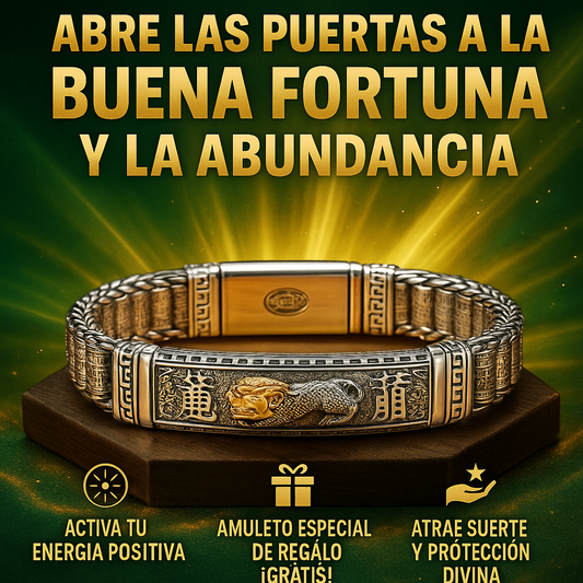 Brazalete Feng Shui Pixiu de la Fortuna
