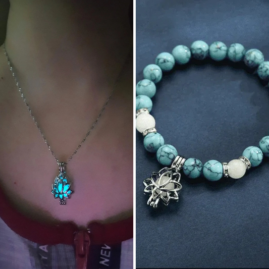Combo Flor de Loto: Brazalete + Collar Flor de Loto 🔮