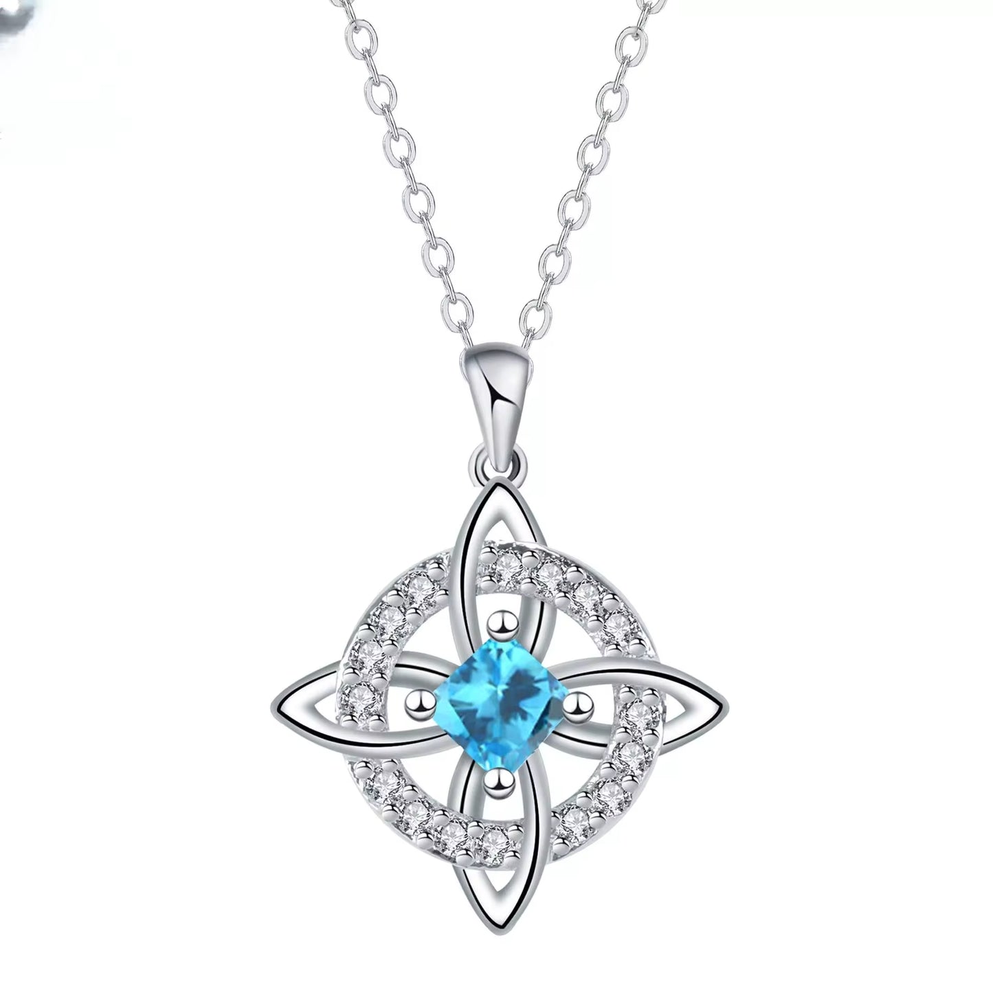 Collar Nudo de Bruja - Piedra de Nacimiento 💎