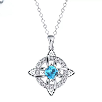 Collar Nudo de Bruja - Piedra de Nacimiento 💎