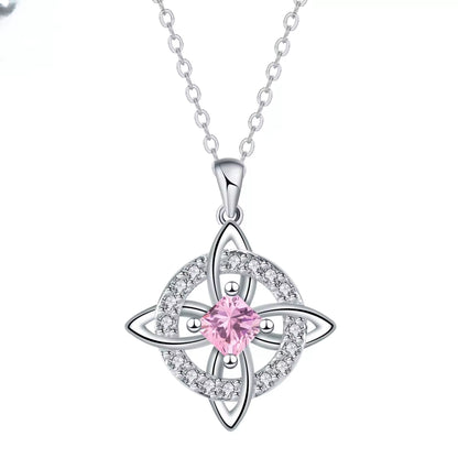 Collar Nudo de Bruja - Piedra de Nacimiento 💎