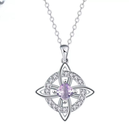 Collar Nudo de Bruja - Piedra de Nacimiento 💎