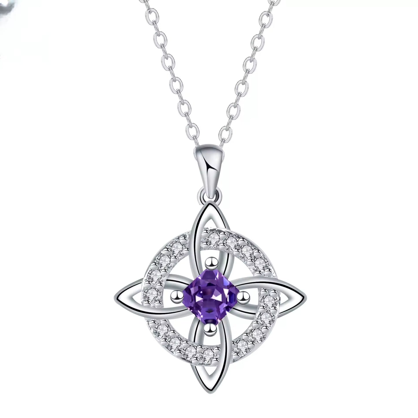 Collar Nudo de Bruja - Piedra de Nacimiento 💎