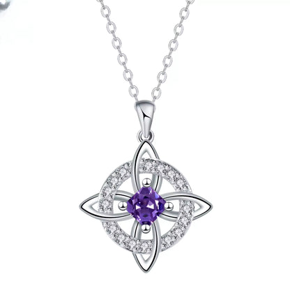 Collar Nudo de Bruja - Piedra de Nacimiento 💎