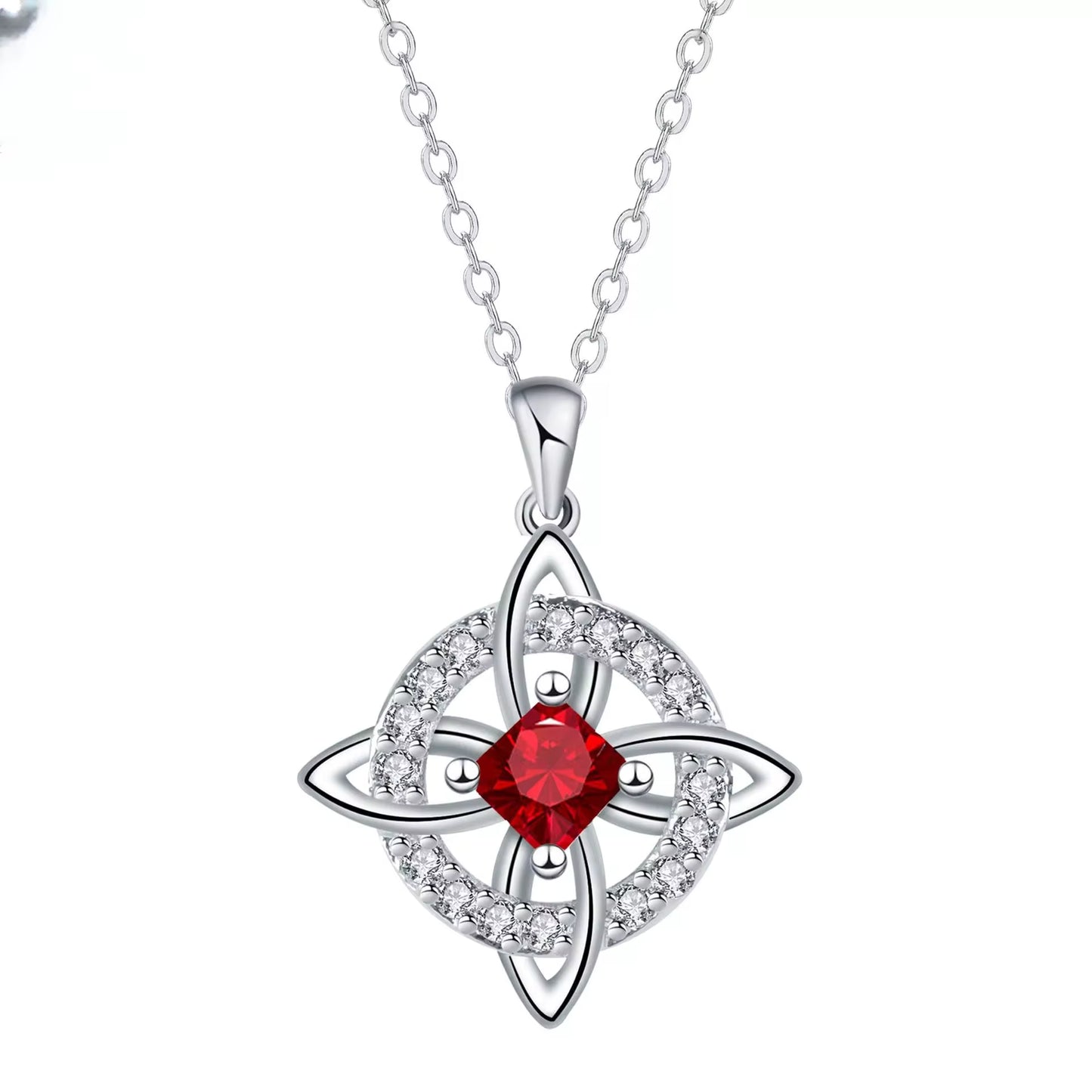 Collar Nudo de Bruja - Piedra de Nacimiento 💎