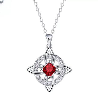 Collar Nudo de Bruja - Piedra de Nacimiento 💎