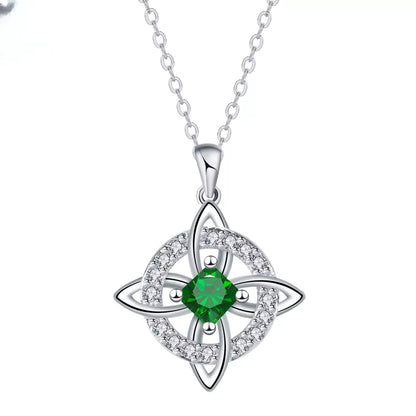 Collar Nudo de Bruja - Piedra de Nacimiento 💎
