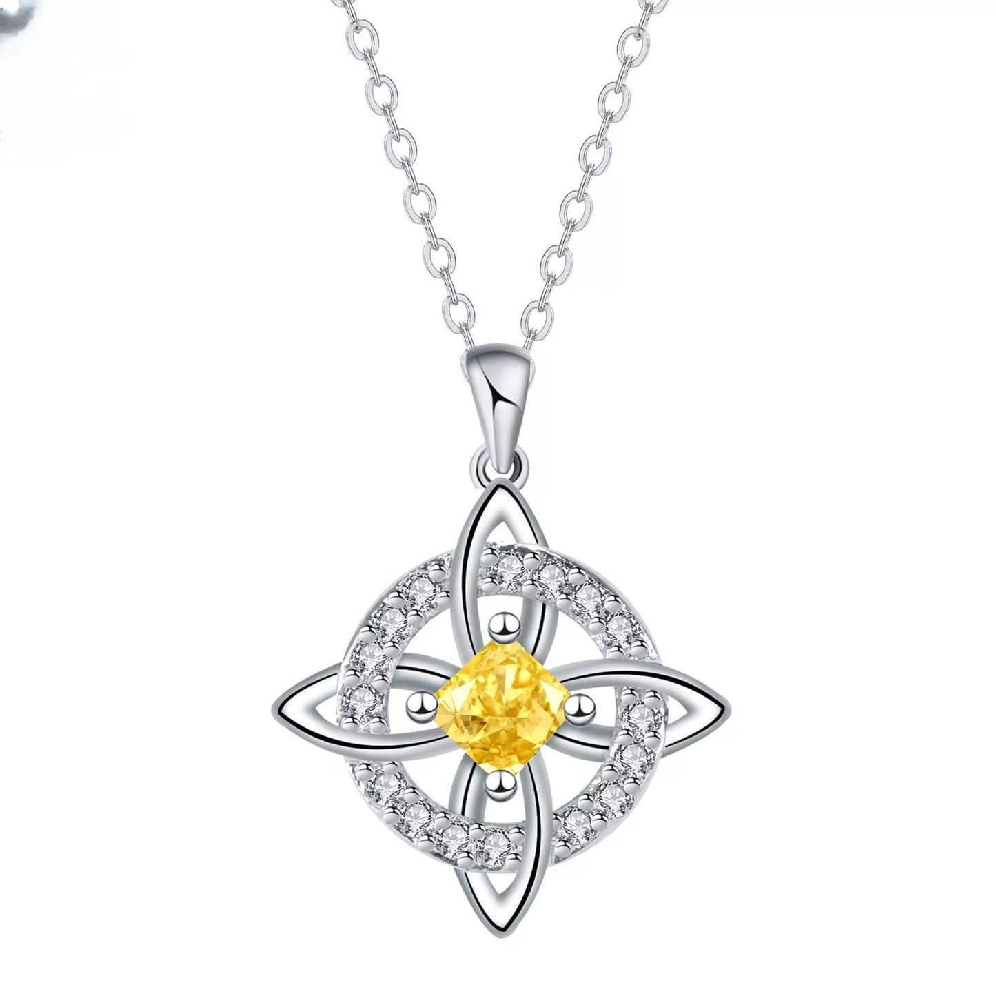 Collar Nudo de Bruja - Piedra de Nacimiento 💎