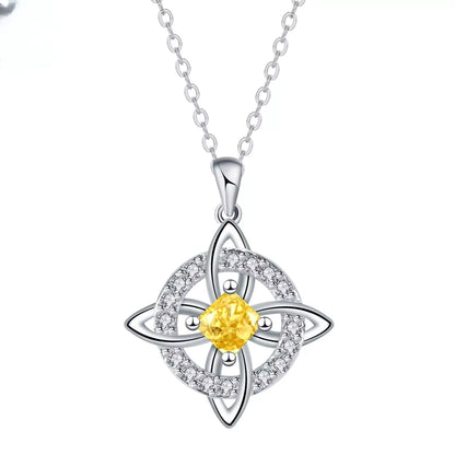 Collar Nudo de Bruja - Piedra de Nacimiento 💎