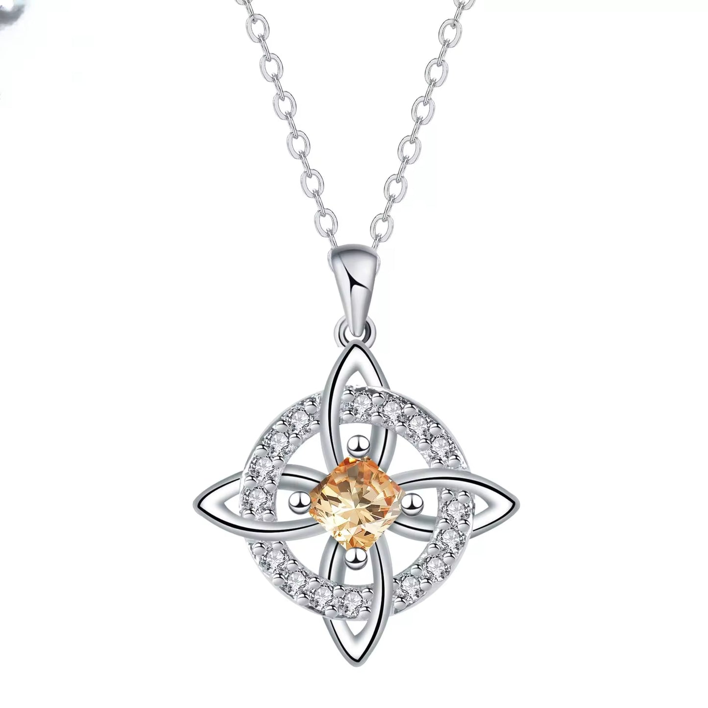 Collar Nudo de Bruja - Piedra de Nacimiento 💎