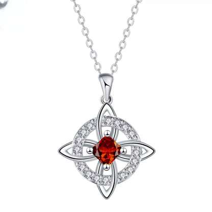 Collar Nudo de Bruja - Piedra de Nacimiento 💎