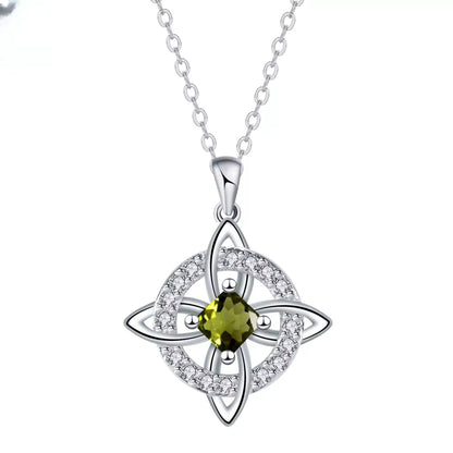 Collar Nudo de Bruja - Piedra de Nacimiento 💎