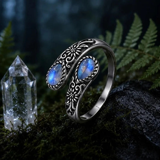 Anillo de Piedra Lunar MoonStone®