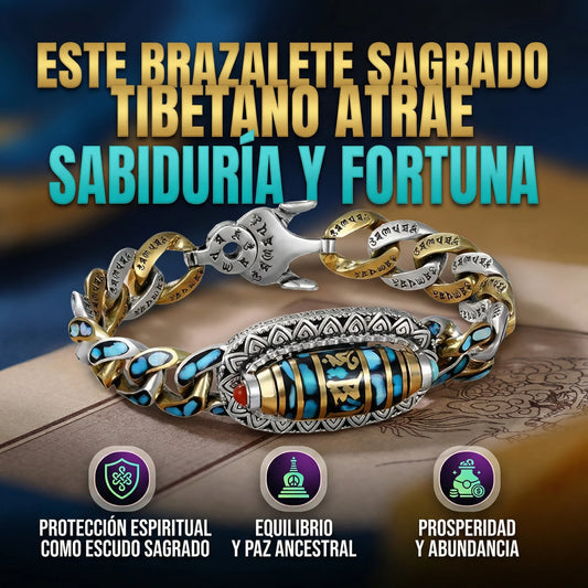 Brazalete DZI del Tibet +Amuleto Sagrado🎁