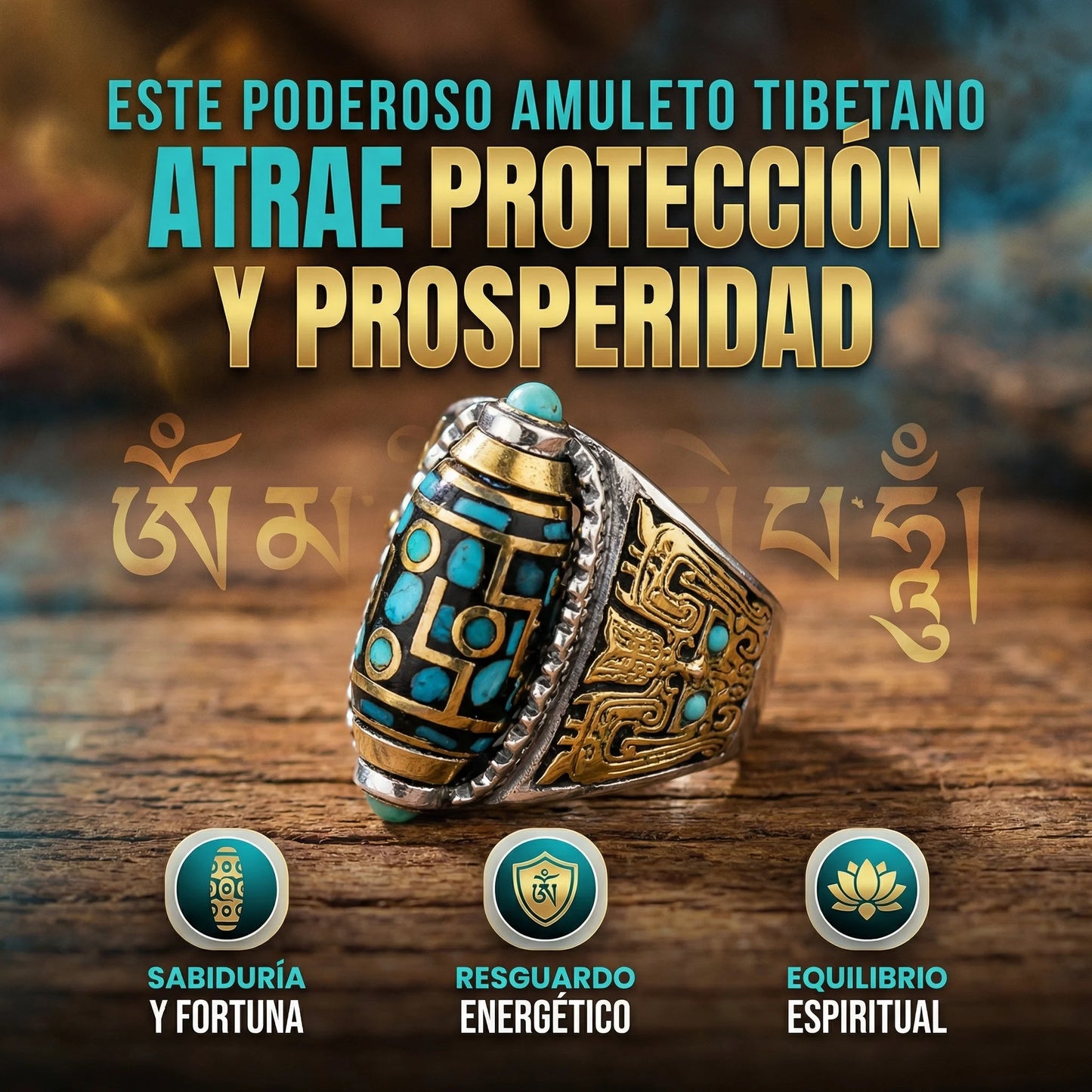 Anillo DZI ajustable