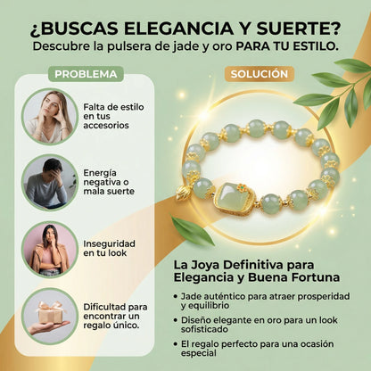 BRAZALETE DE JADE FLOR DE LOTO